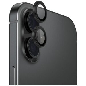 Uniq Optix Aluminum Camera Lens Protector for iPhone 17 with Applicator - Blackeng