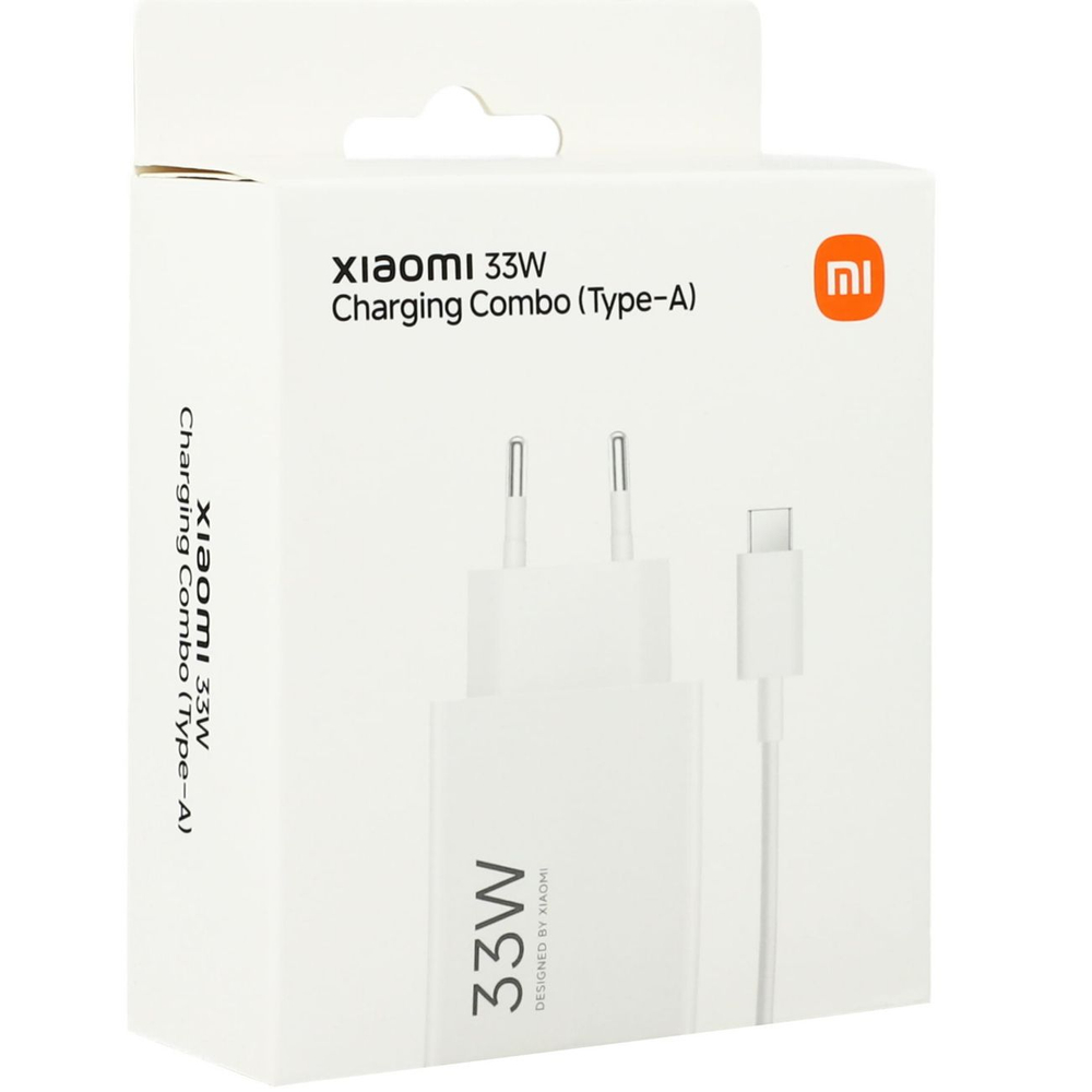 Xiaomi MDY-16-EF 1xUSB-A 33W Wall Charger with 3A USB-C Cable - Whiteeng