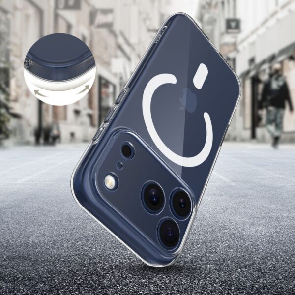 Tech-Protect FlexAir MagSafe Case for iPhone 17 Pro Max - Cleareng