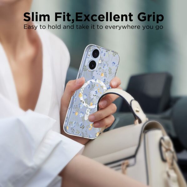 Tech-Protect FlexAir MagSafe Case for iPhone 17 - Daisies with Leaveseng