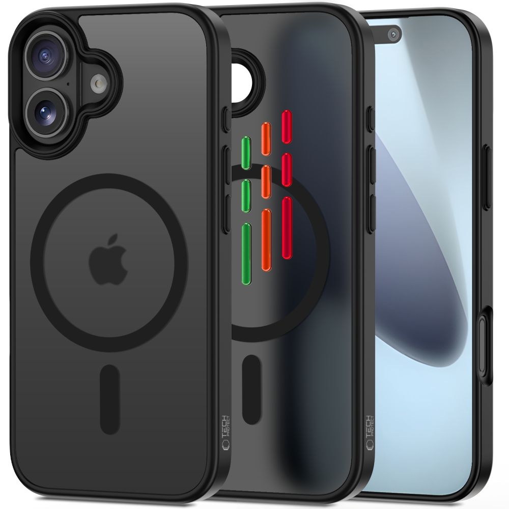 Tech-Protect MagMat XT 4-set MagSafe case for iPhone 17 - matte blackeng
