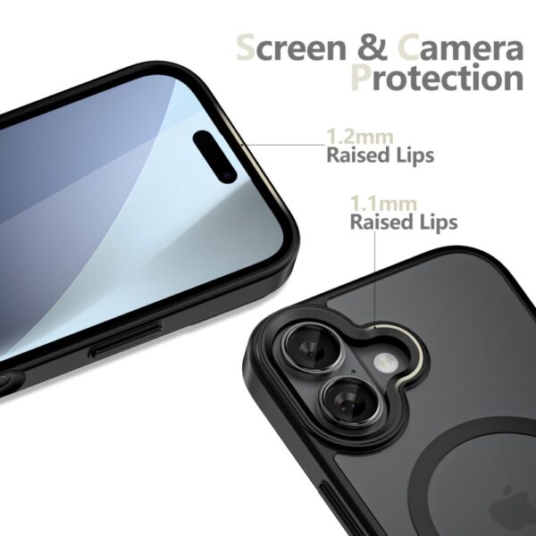 Tech-Protect MagMat XT 4-set MagSafe case for iPhone 17 - matte blackeng