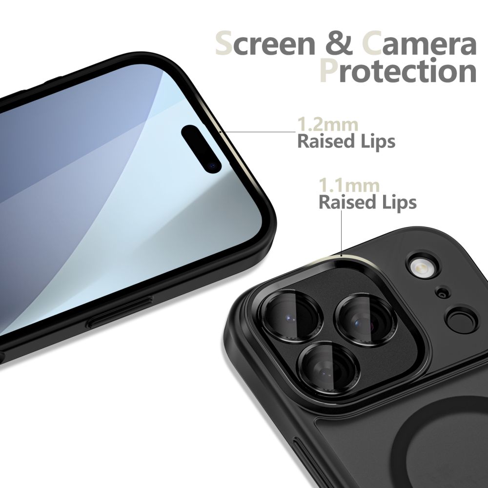 Tech-Protect MagCam MagSafe Case for iPhone 17 Pro - Matte Blackeng