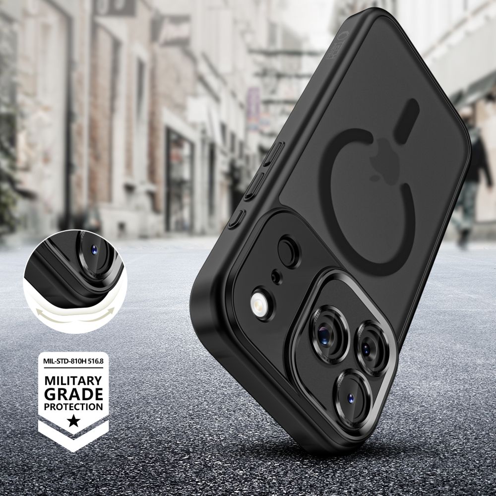 Tech-Protect MagCam MagSafe Case for iPhone 17 Pro Max - Matte Blackeng