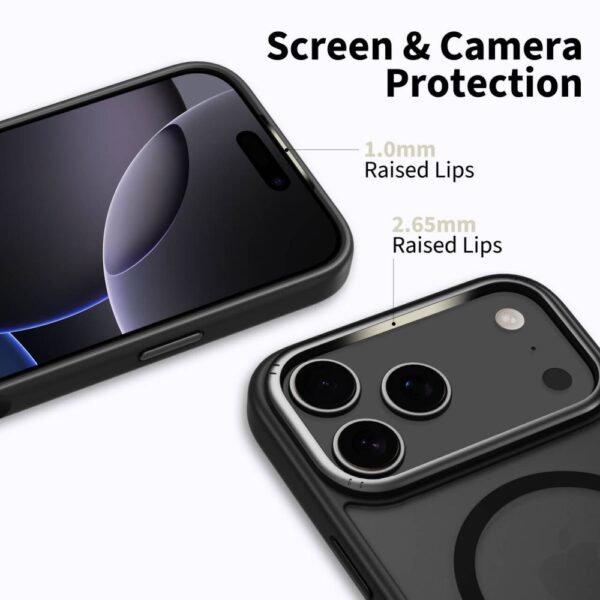 Tech-Protect MagEdge MagSafe Case for iPhone 17 Pro Max - Matte Blackeng