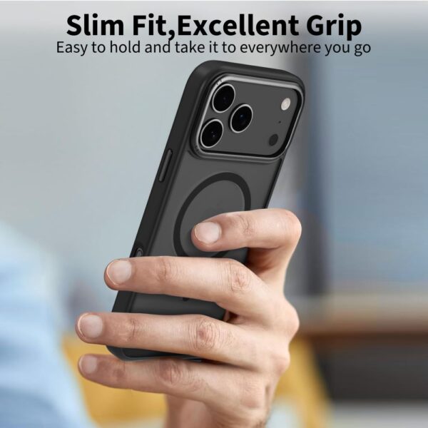 Tech-Protect MagEdge MagSafe Case for iPhone 17 Pro Max - Matte Blackeng