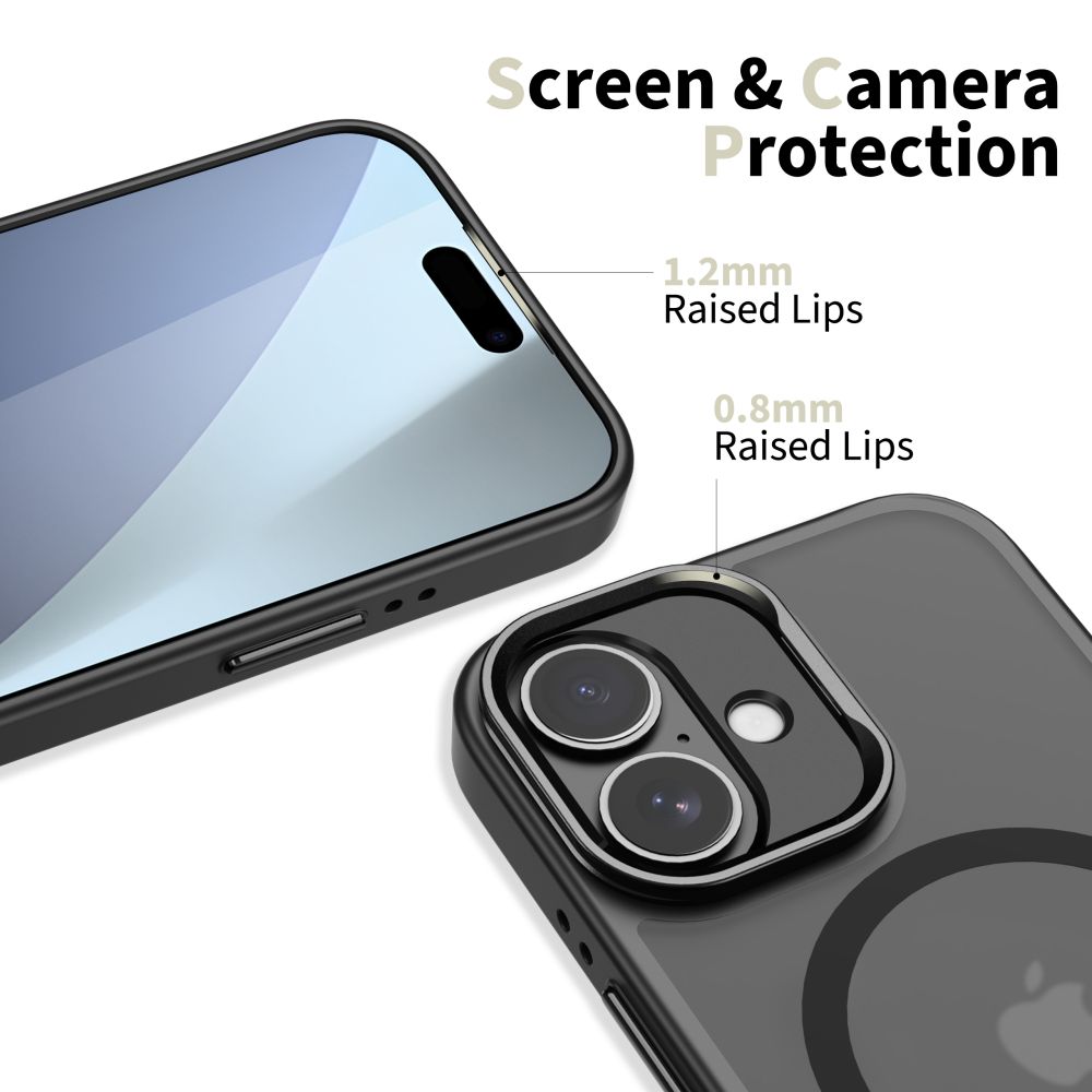 Tech-Protect MagStand MagSafe case for iPhone 17 - matte blackeng