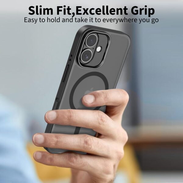 Tech-Protect MagStand MagSafe case for iPhone 17 - matte blackeng