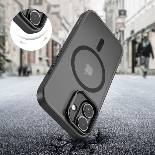 Tech-Protect MagStand MagSafe case for iPhone 17 - matte blackeng