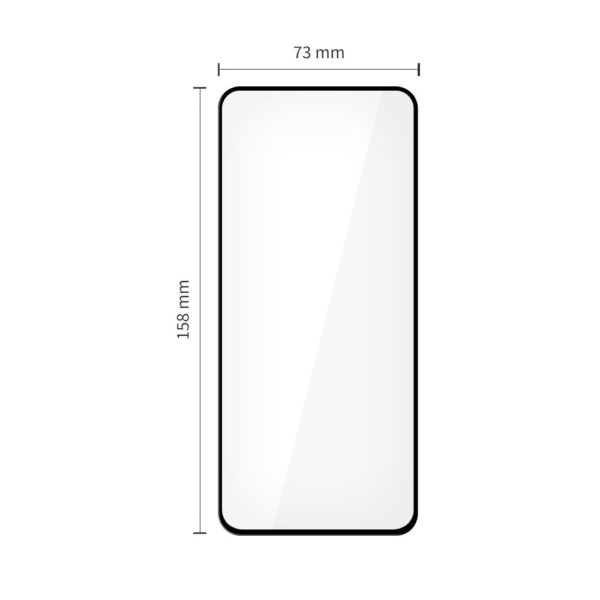 Tech-Protect Glass Fit+ 2-pack tempered glass for Samsung Galaxy S25 FE - blackeng