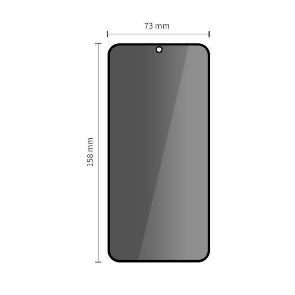 Tech-Protect Glass Spy+ 2-pack privacy glass for Samsung Galaxy S25 FEeng