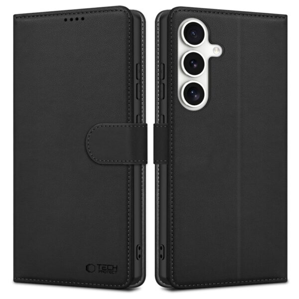 Tech-Protect Wallet Case for Samsung Galaxy S25 FE - Blackeng