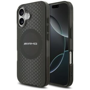 AMG Double Layer Transparent Graphics MagSafe case for iPhone 17 - blackeng