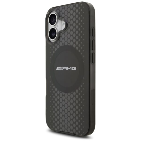AMG Double Layer Transparent Graphics MagSafe case for iPhone 17 - blackeng