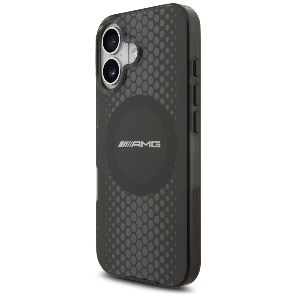 AMG Double Layer Transparent Graphics MagSafe case for iPhone 17 - blackeng
