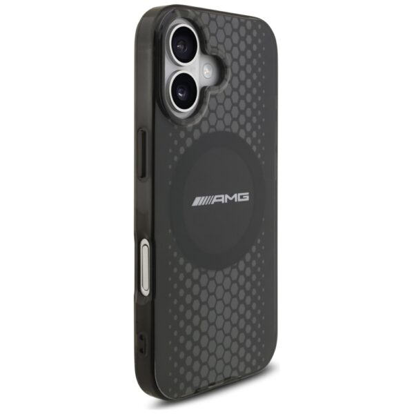 AMG Double Layer Transparent Graphics MagSafe case for iPhone 17 - blackeng
