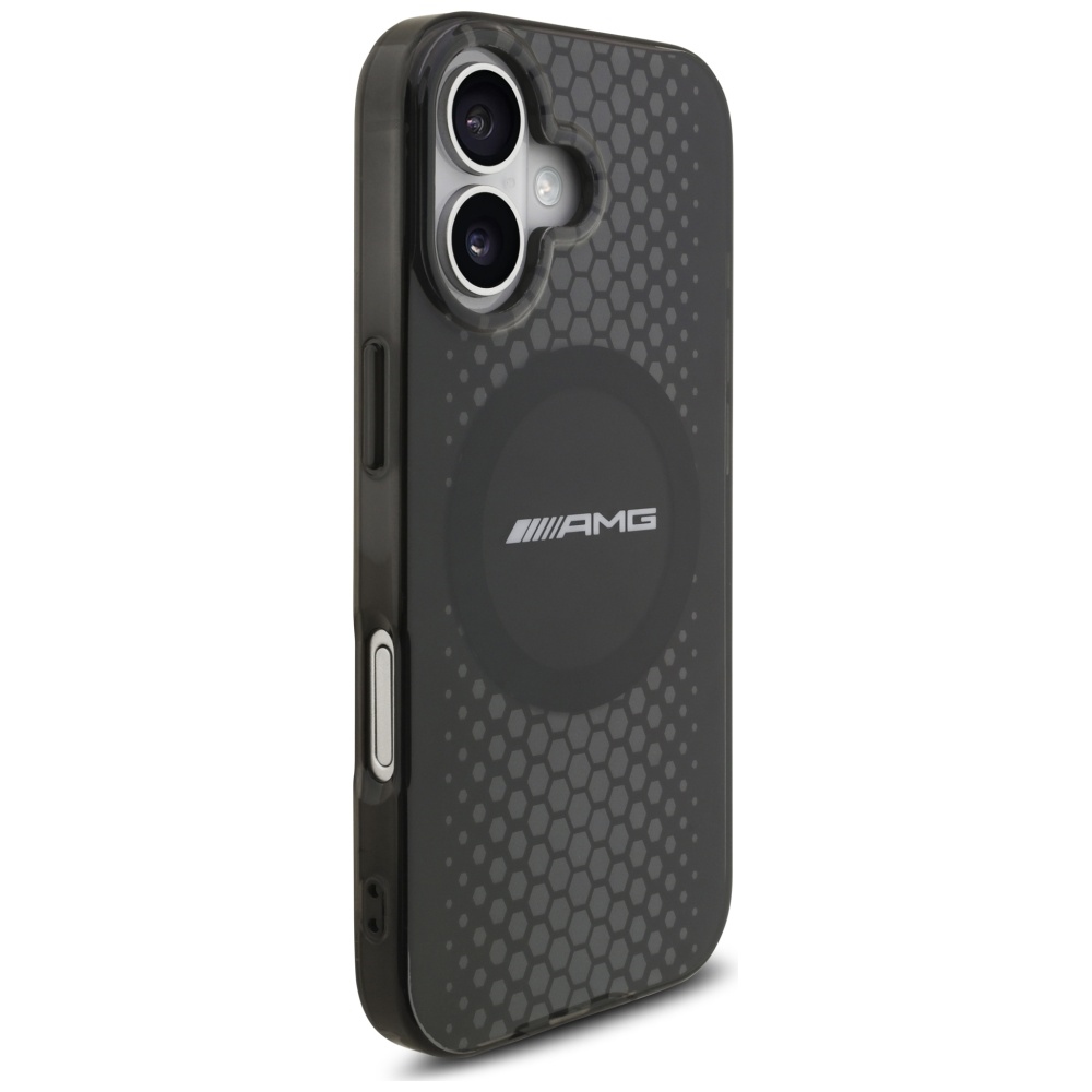 AMG Double Layer Transparent Graphics MagSafe case for iPhone 17 - blackeng