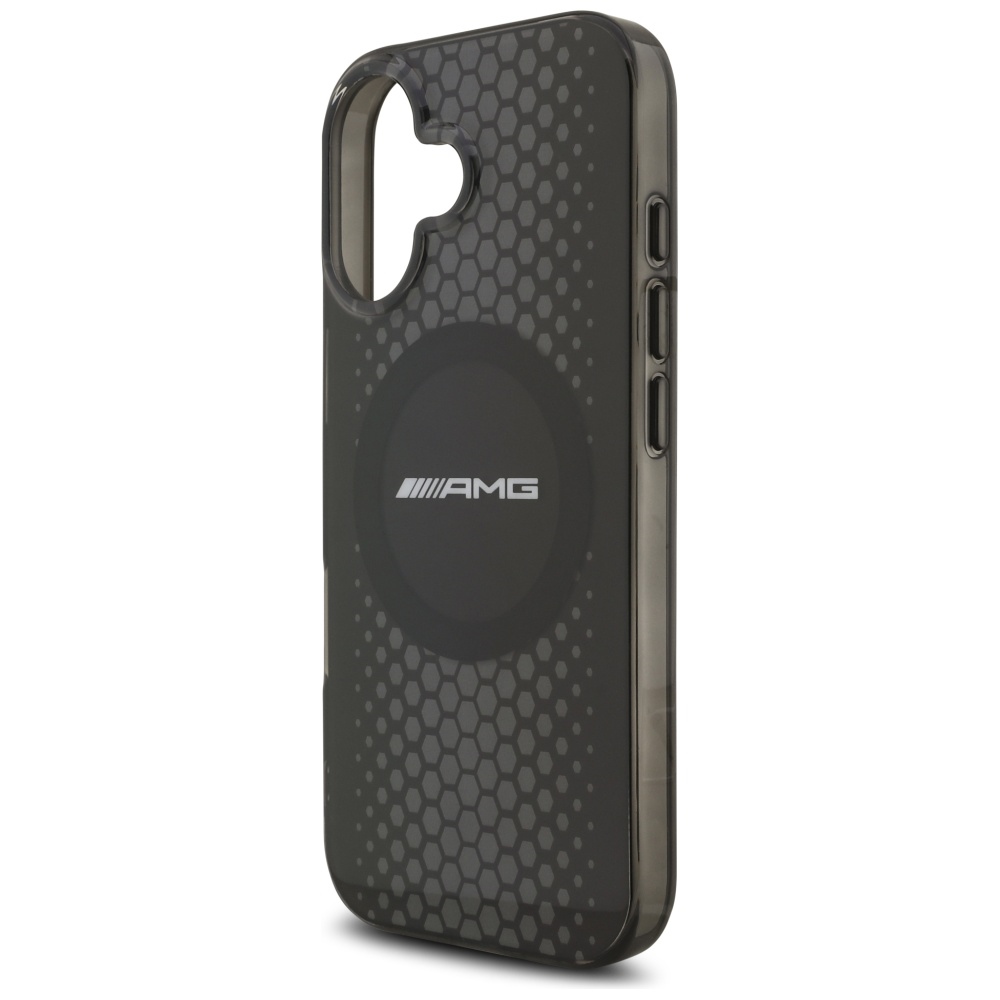 AMG Double Layer Transparent Graphics MagSafe case for iPhone 17 - blackeng