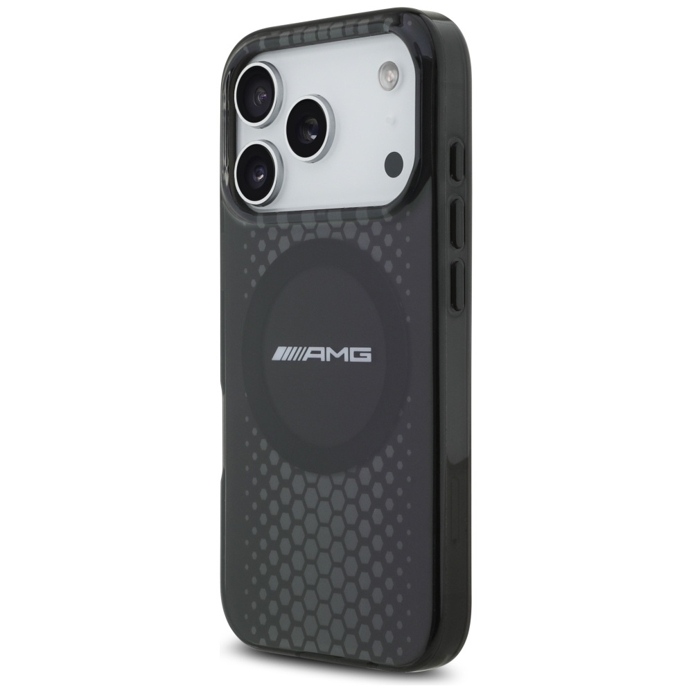 AMG Double Layer Transparent Graphics MagSafe Case for iPhone 17 Pro - Blackeng
