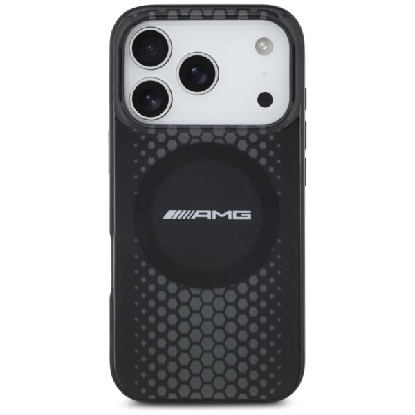 AMG Double Layer Transparent Graphics MagSafe Case for iPhone 17 Pro - Blackeng