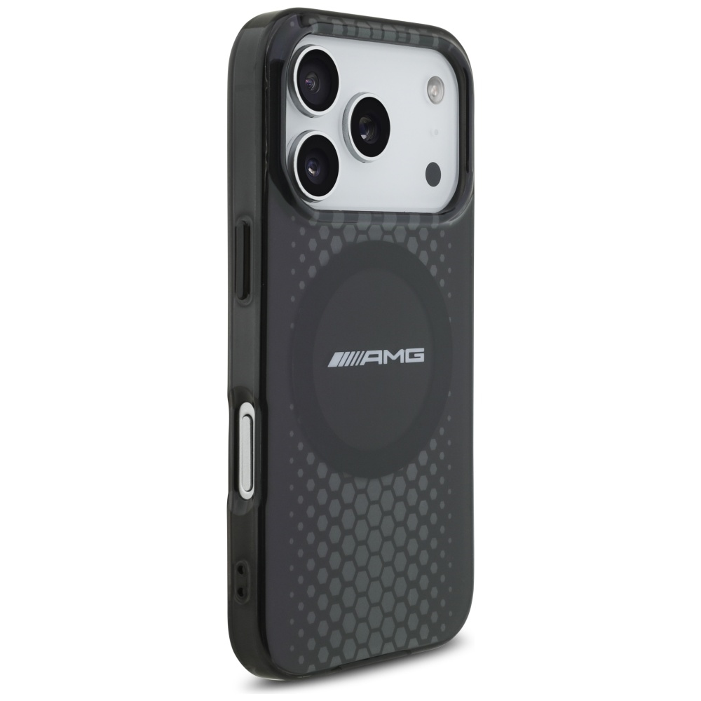 AMG Double Layer Transparent Graphics MagSafe Case for iPhone 17 Pro - Blackeng