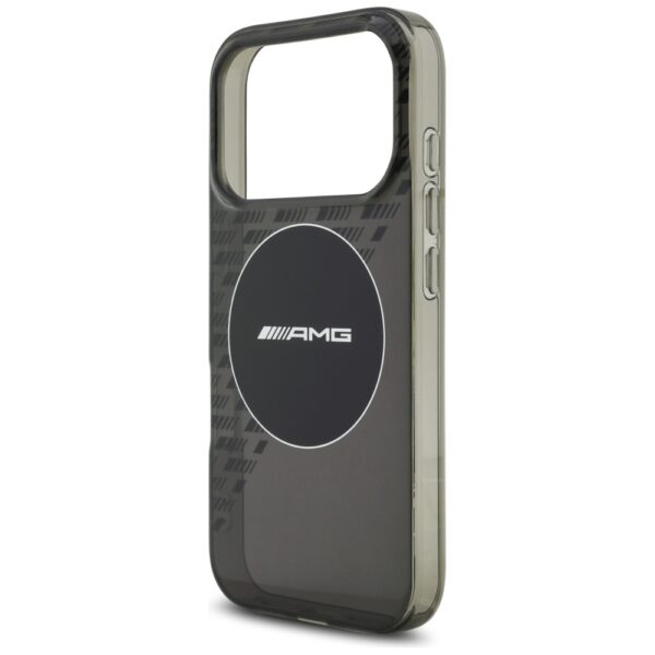 AMG Double Layer Transparent Smocked MagSafe Case for iPhone 17 Pro - Blackeng