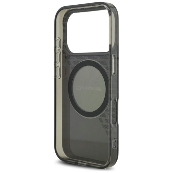 AMG Double Layer Transparent Smocked MagSafe Case for iPhone 17 Pro - Blackeng