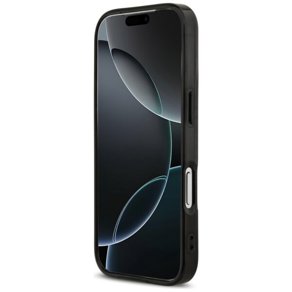 AMG Double Layer Transparent Rhombs MagSafe Case for iPhone 17 Pro - Black and Redeng