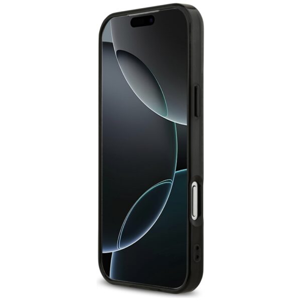 AMG Double Layer Transparent Rhombs MagSafe Case for iPhone 17 Pro Max - Black and Redeng