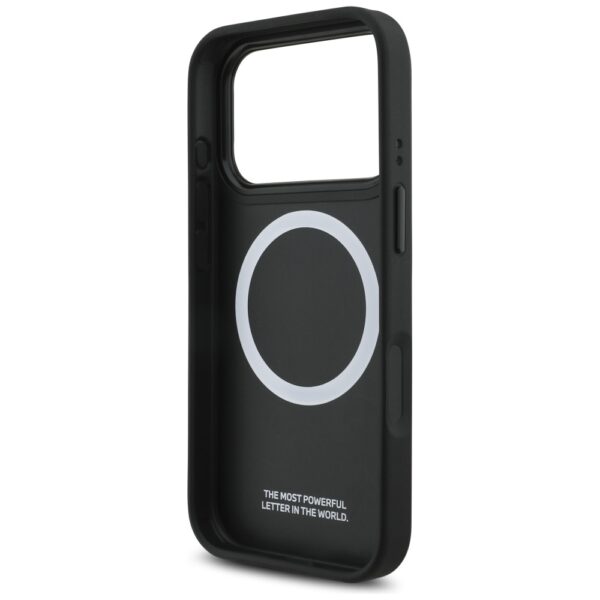 BMW M Tricolor Metal Logo MagSafe Case for iPhone 17 Pro - Blackeng