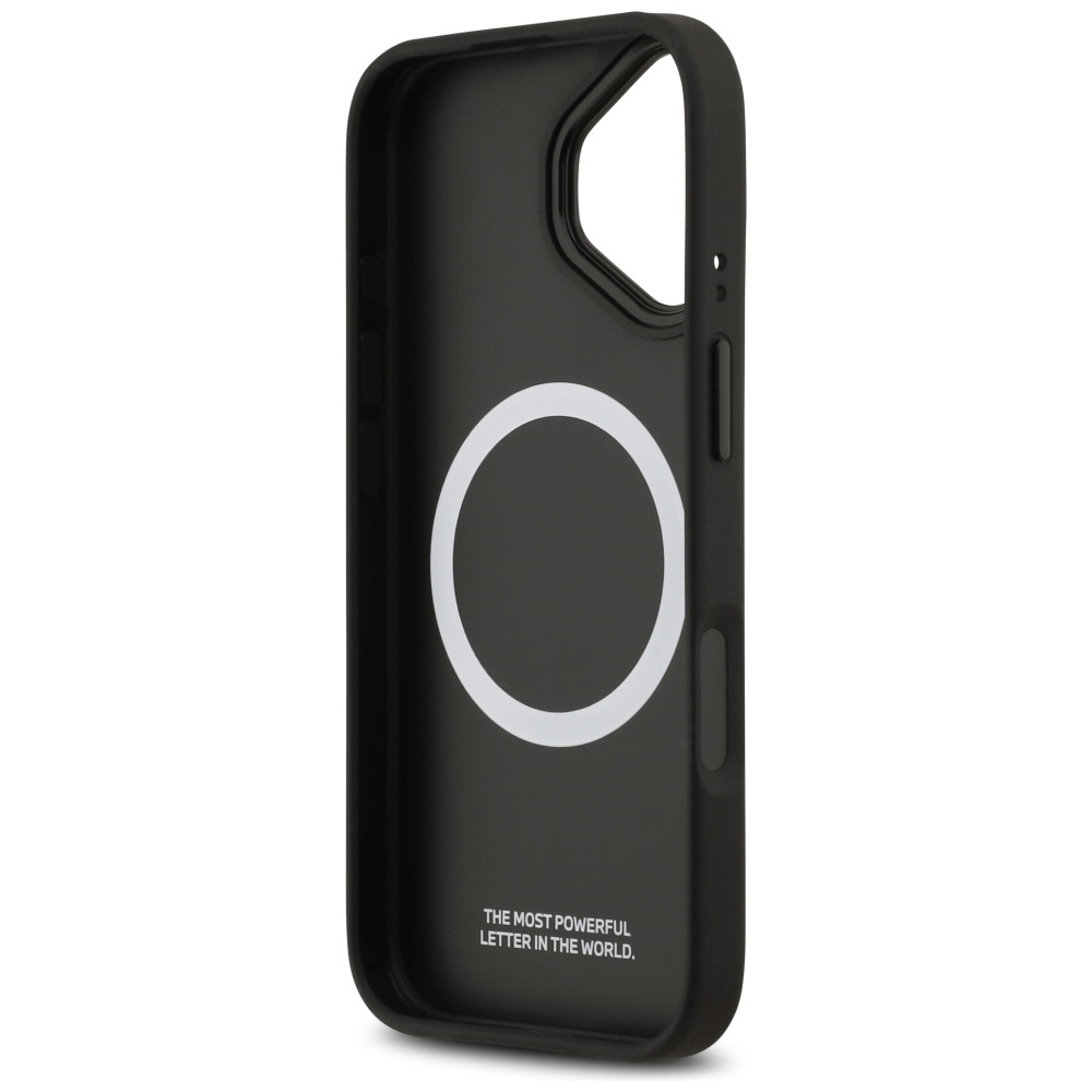 BMW M Tricolor Metal Logo MagSafe Case for iPhone 17 - Grayeng