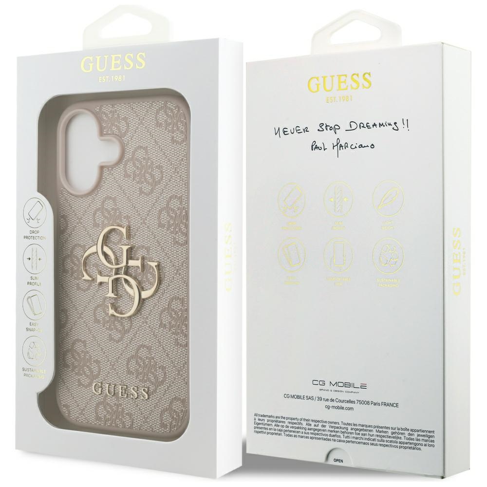 Guess 4G Big Logo Case for iPhone 17 - Pinkeng