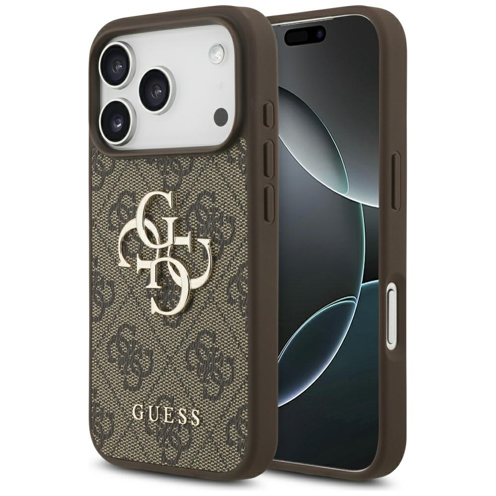 Guess 4G Big Logo Case for iPhone 17 Pro - Browneng