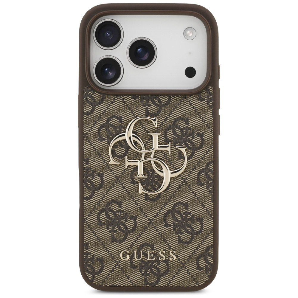 Guess 4G Big Logo Case for iPhone 17 Pro - Browneng