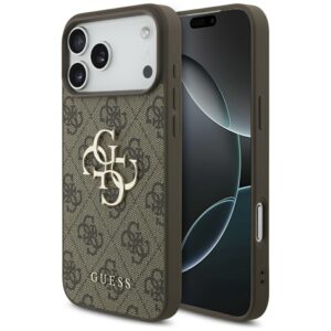 Guess 4G Big Logo Case for iPhone 17 Pro Max - Browneng