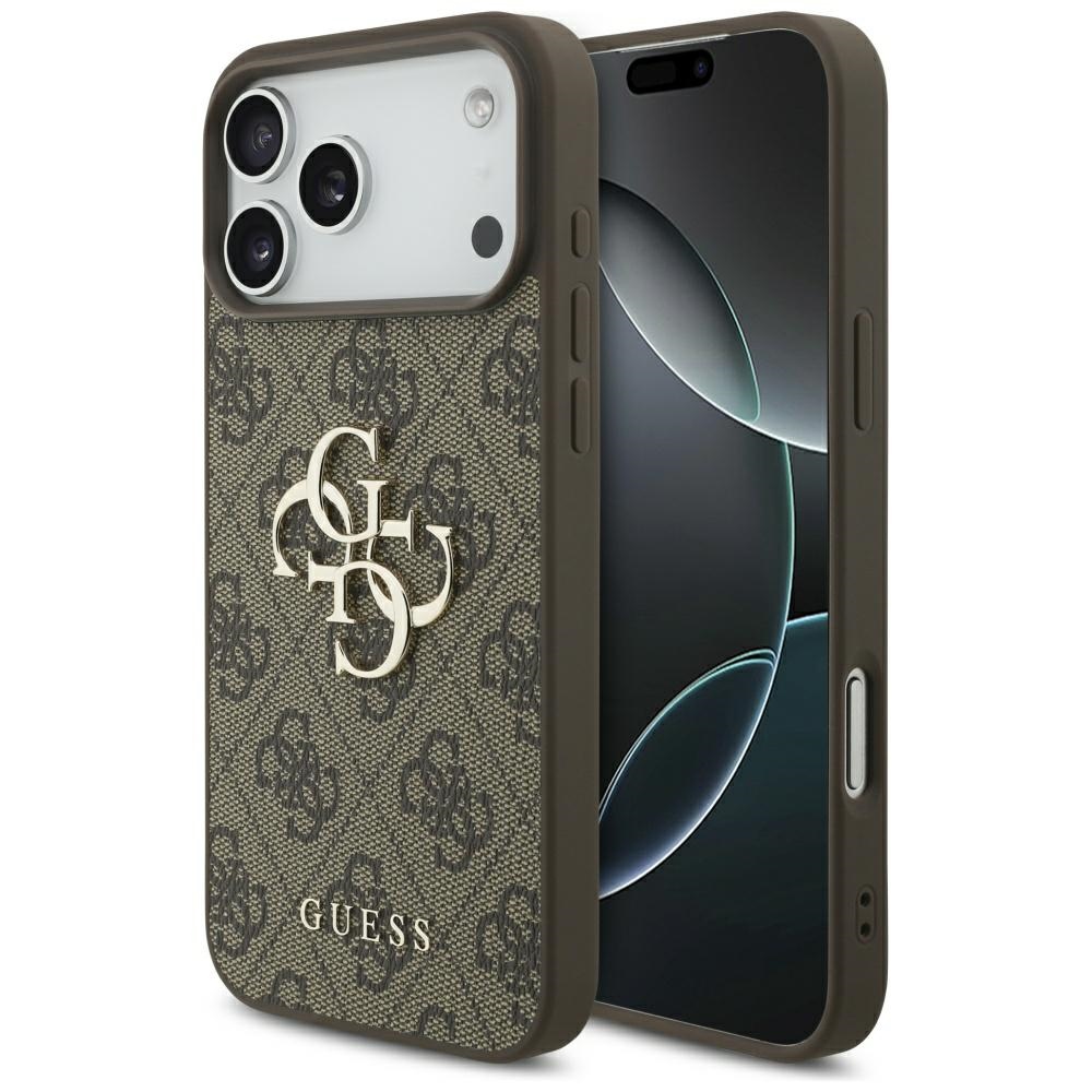 Guess 4G Big Logo Case for iPhone 17 Pro Max - Browneng