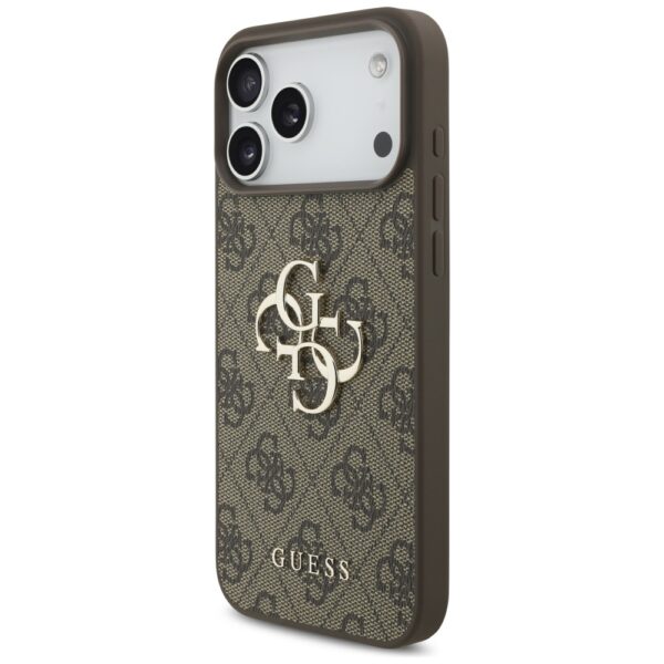 Guess 4G Big Logo Case for iPhone 17 Pro Max - Browneng