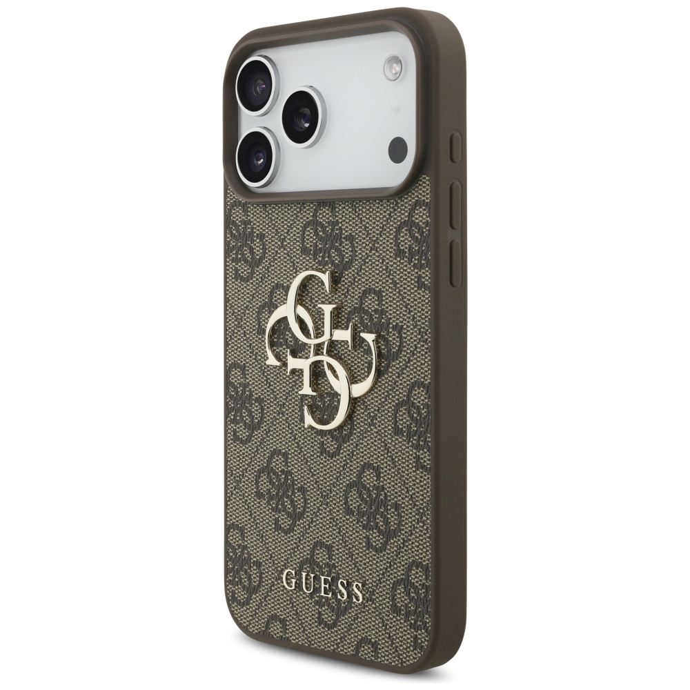 Guess 4G Big Logo Case for iPhone 17 Pro Max - Browneng