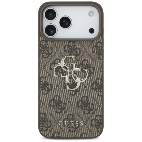 Guess 4G Big Logo Case for iPhone 17 Pro Max - Browneng