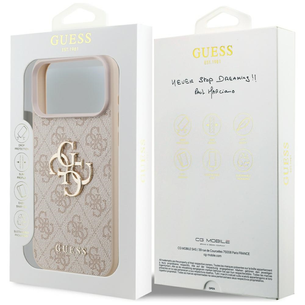 Guess 4G Big Logo Case for iPhone 17 Pro Max - Pinkeng