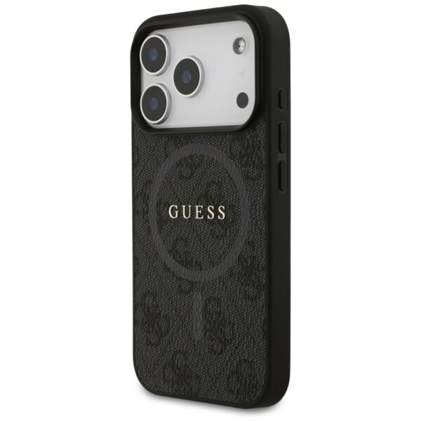 Guess 4G Ring Classic Logo MagSafe case for iPhone 17 Pro - blackeng