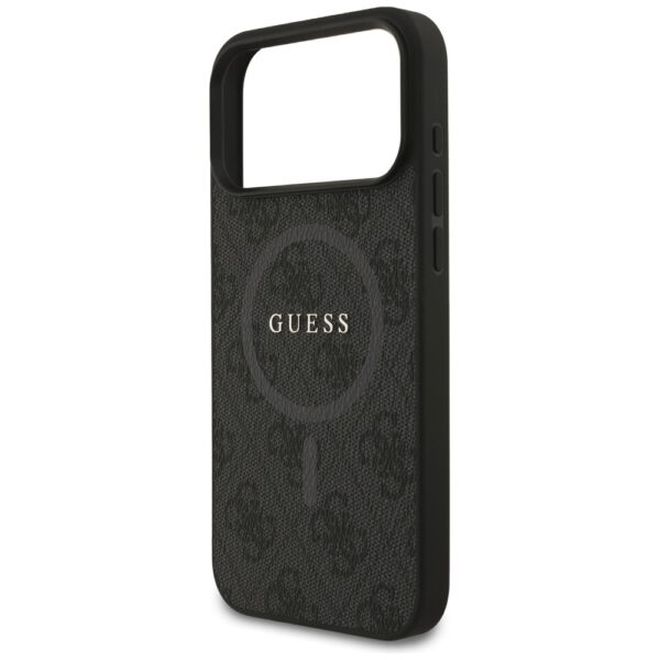 Guess 4G Ring Classic Logo MagSafe case for iPhone 17 Pro Max - blackeng