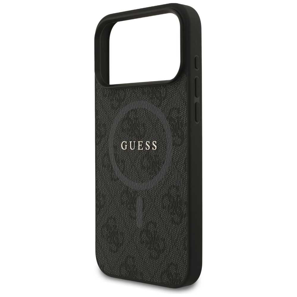 Guess 4G Ring Classic Logo MagSafe case for iPhone 17 Pro Max - blackeng