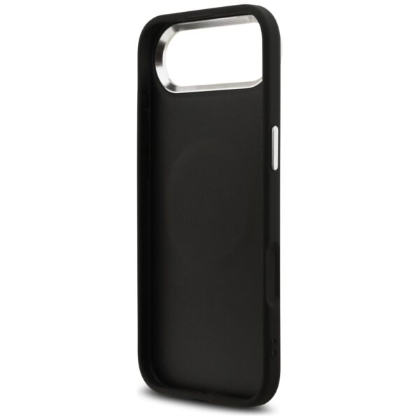 Guess Glitter Triangle Logo MagSafe Case for iPhone 17 Air - Blackeng