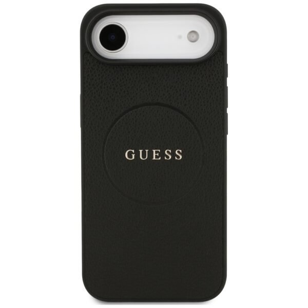 Guess Grained Ring MagSafe case for iPhone 17 Air - blackeng