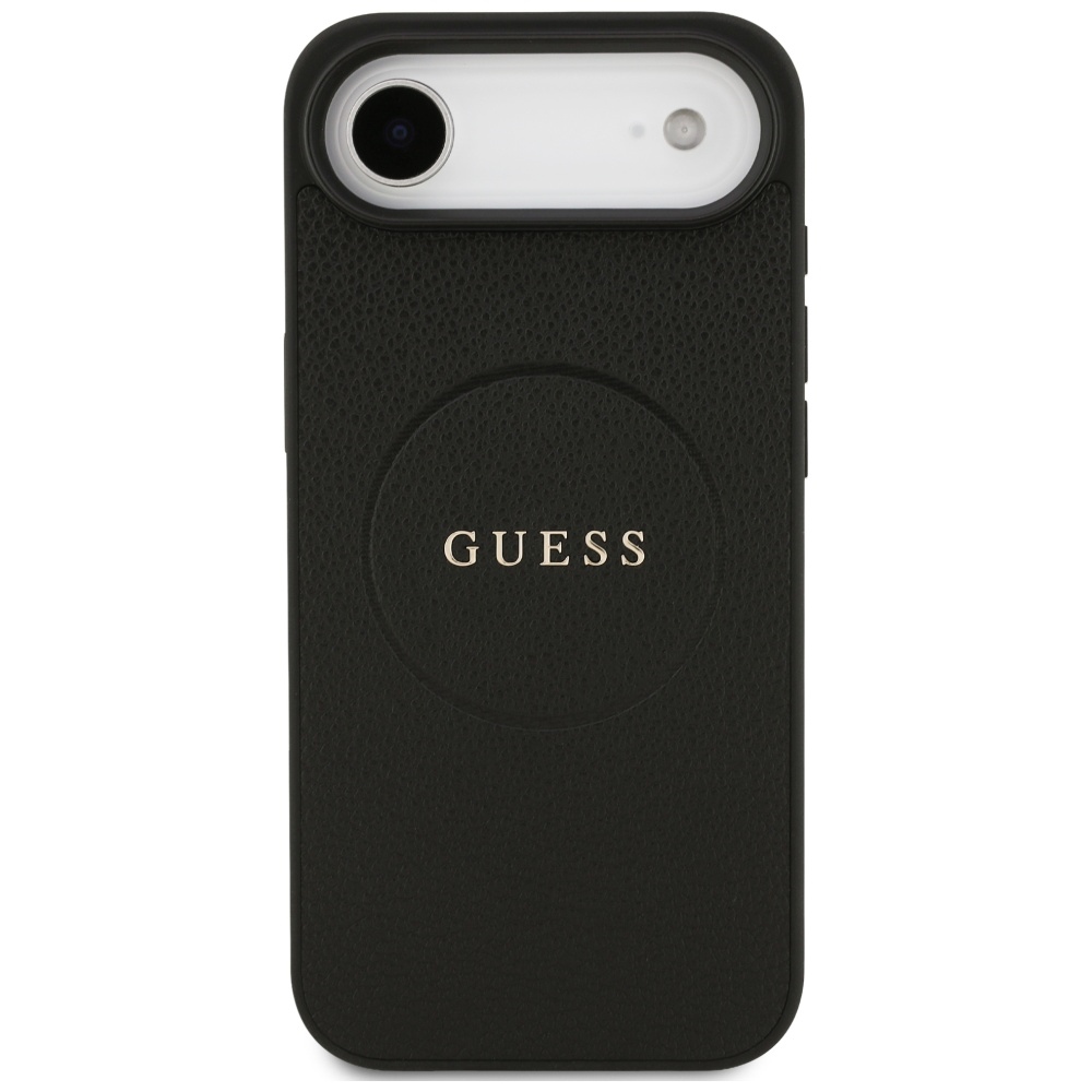 Guess Grained Ring MagSafe case for iPhone 17 Air - blackeng