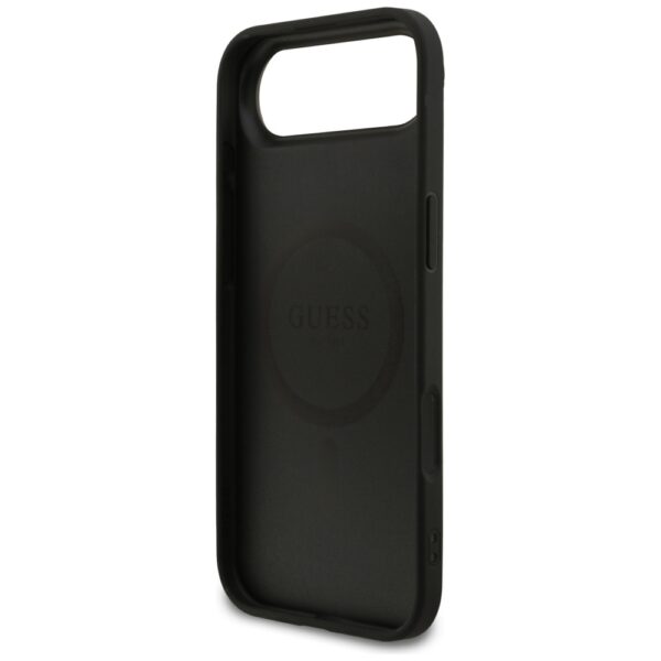 Guess Grained Ring MagSafe case for iPhone 17 Air - blackeng
