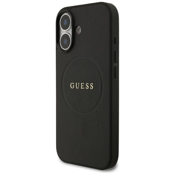 Guess Grained Ring MagSafe case for iPhone 17 - blackeng