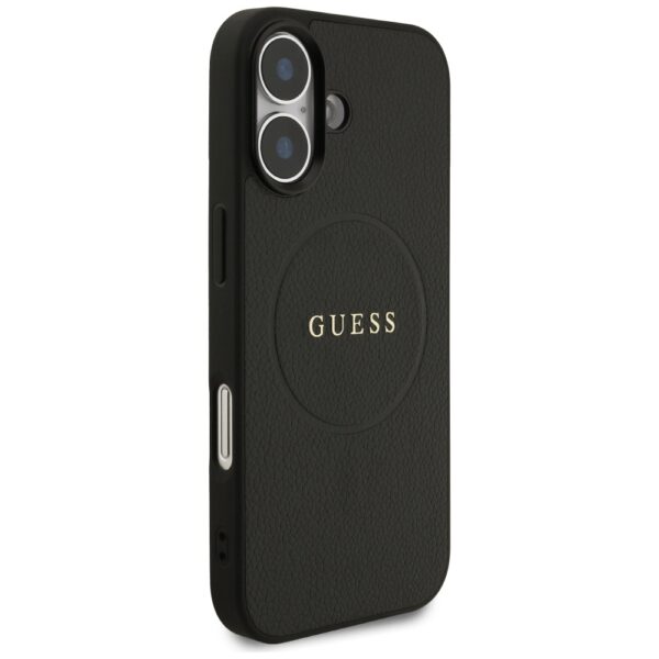 Guess Grained Ring MagSafe case for iPhone 17 - blackeng