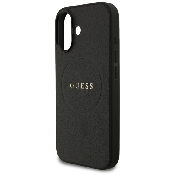 Guess Grained Ring MagSafe case for iPhone 17 - blackeng